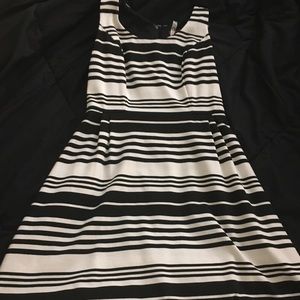 Merona Black and White Dress